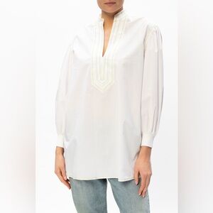Tory Burch Elegant White Women's Top S